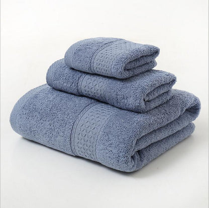 Thickened 100% cotton face Towel Adult Bath Towels water uptake Solid Color Soft No shedding Do Not Fade bathroom home hotel luxury towels