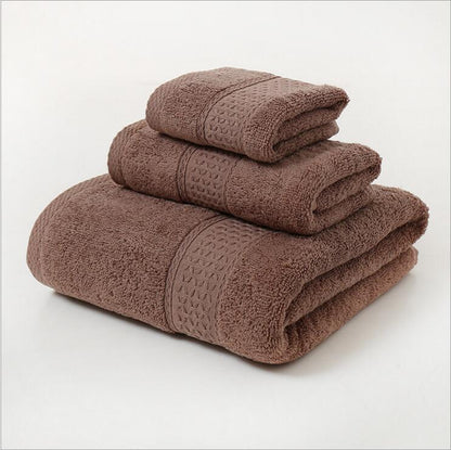 Thickened 100% cotton face Towel Adult Bath Towels water uptake Solid Color Soft No shedding Do Not Fade bathroom home hotel luxury towels