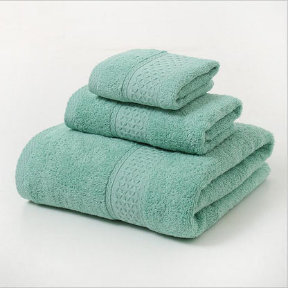 Thickened 100% cotton face Towel Adult Bath Towels water uptake Solid Color Soft No shedding Do Not Fade bathroom home hotel luxury towels