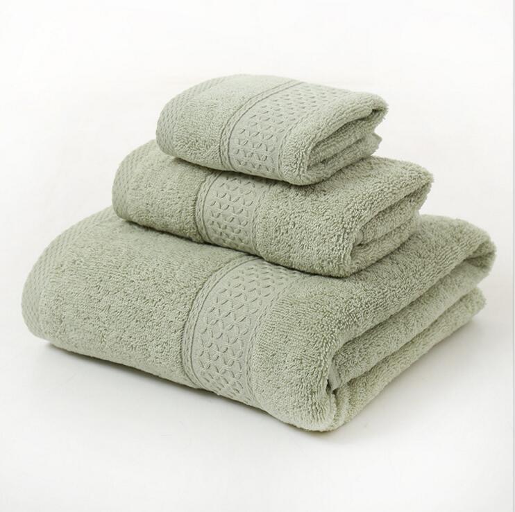 Thickened 100% cotton face Towel Adult Bath Towels water uptake Solid Color Soft No shedding Do Not Fade bathroom home hotel luxury towels