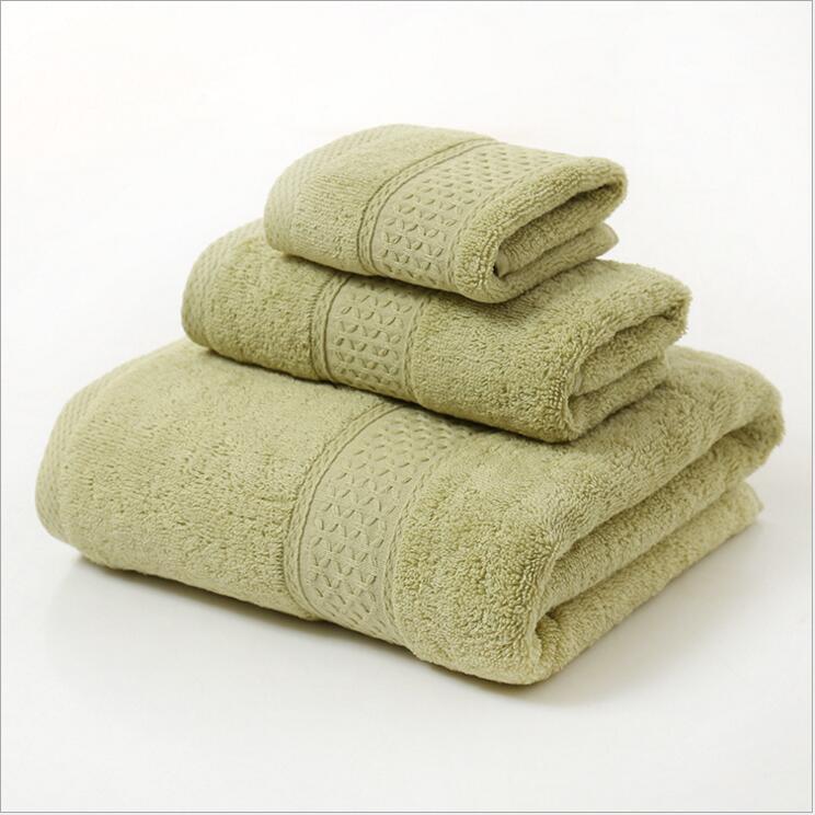 Thickened 100% cotton face Towel Adult Bath Towels water uptake Solid Color Soft No shedding Do Not Fade bathroom home hotel luxury towels