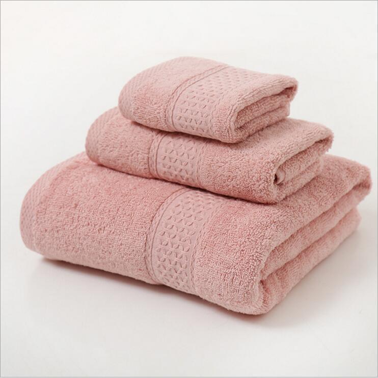 Thickened 100% cotton face Towel Adult Bath Towels water uptake Solid Color Soft No shedding Do Not Fade bathroom home hotel luxury towels