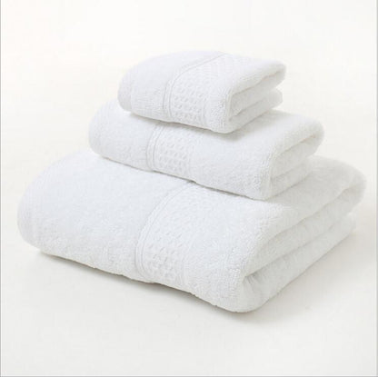 Thickened 100% cotton face Towel Adult Bath Towels water uptake Solid Color Soft No shedding Do Not Fade bathroom home hotel luxury towels