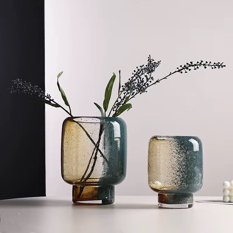 Gradient Glass Vases Tabletop Vases Elegant Vases