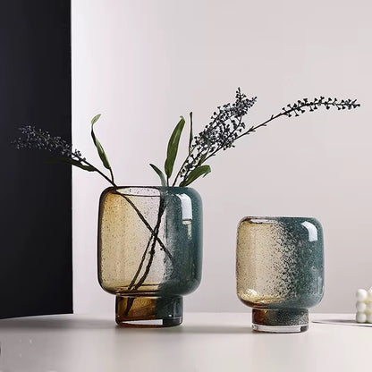 Gradient Glass Vases Tabletop Vases Elegant Vases