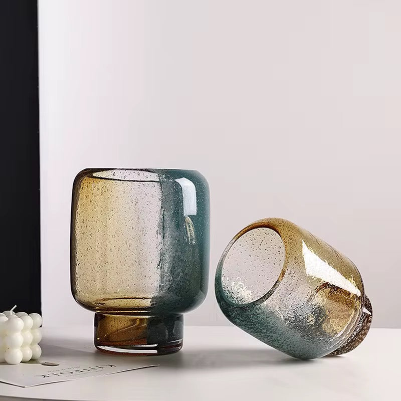 Gradient Glass Vases Tabletop Vases Elegant Vases