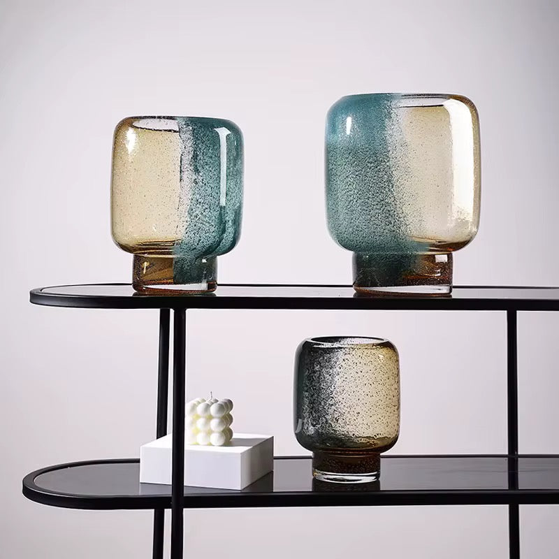 Gradient Glass Vases Tabletop Vases Elegant Vases