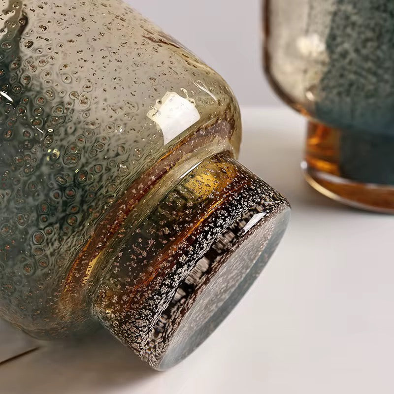 Gradient Glass Vases Tabletop Vases Elegant Vases