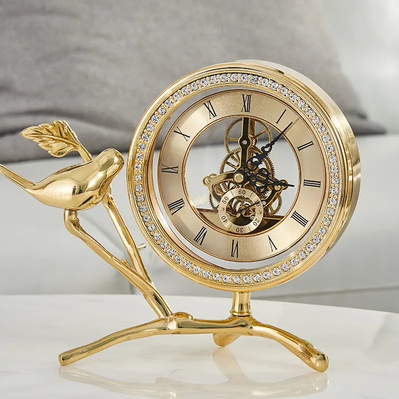 Modern Luxury Bird Desk Clock