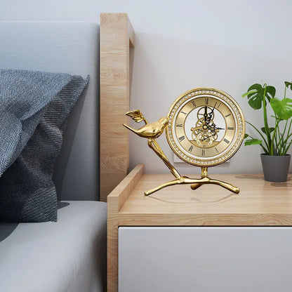 Modern Luxury Bird Desk Clock