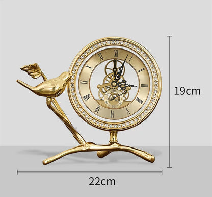 Modern Luxury Bird Desk Clock