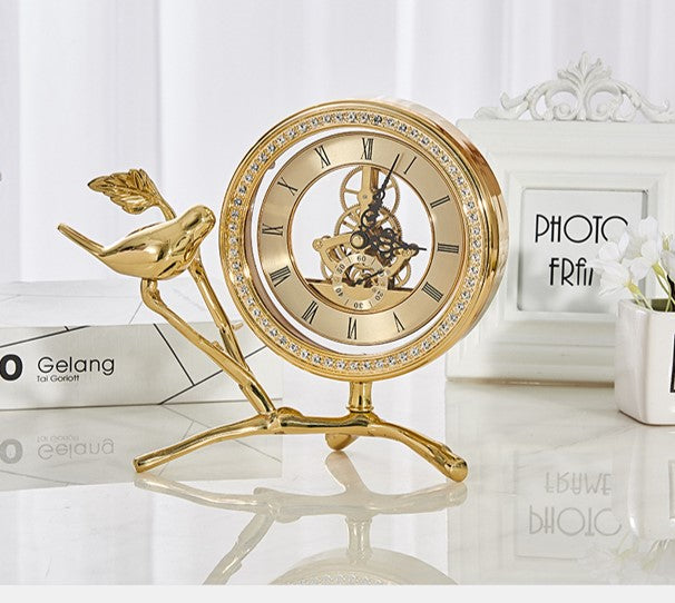 Modern Luxury Bird Desk Clock