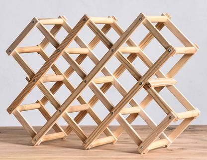 Wooden Wine Rack Minimalist Wine Rack