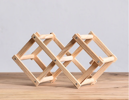Wooden Wine Rack Minimalist Wine Rack