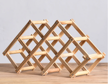 Wooden Wine Rack Minimalist Wine Rack