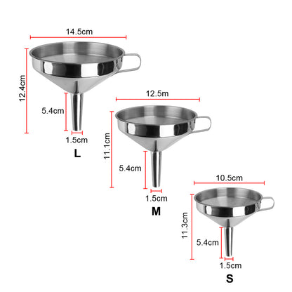 Willow Stainless Steel Funnel
