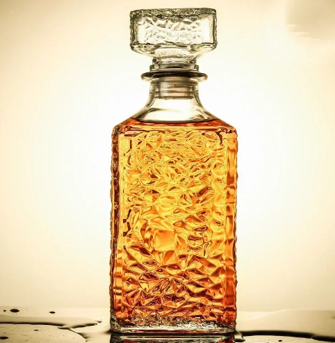 Whiskey Decanters for Liquor Scotch Bourbon, Novelty Design Wine Glass Bottle, Lead-Free Glass Bottle