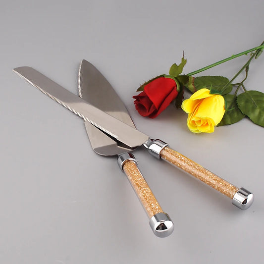 Stainless Steel Knife & Cake Shovel