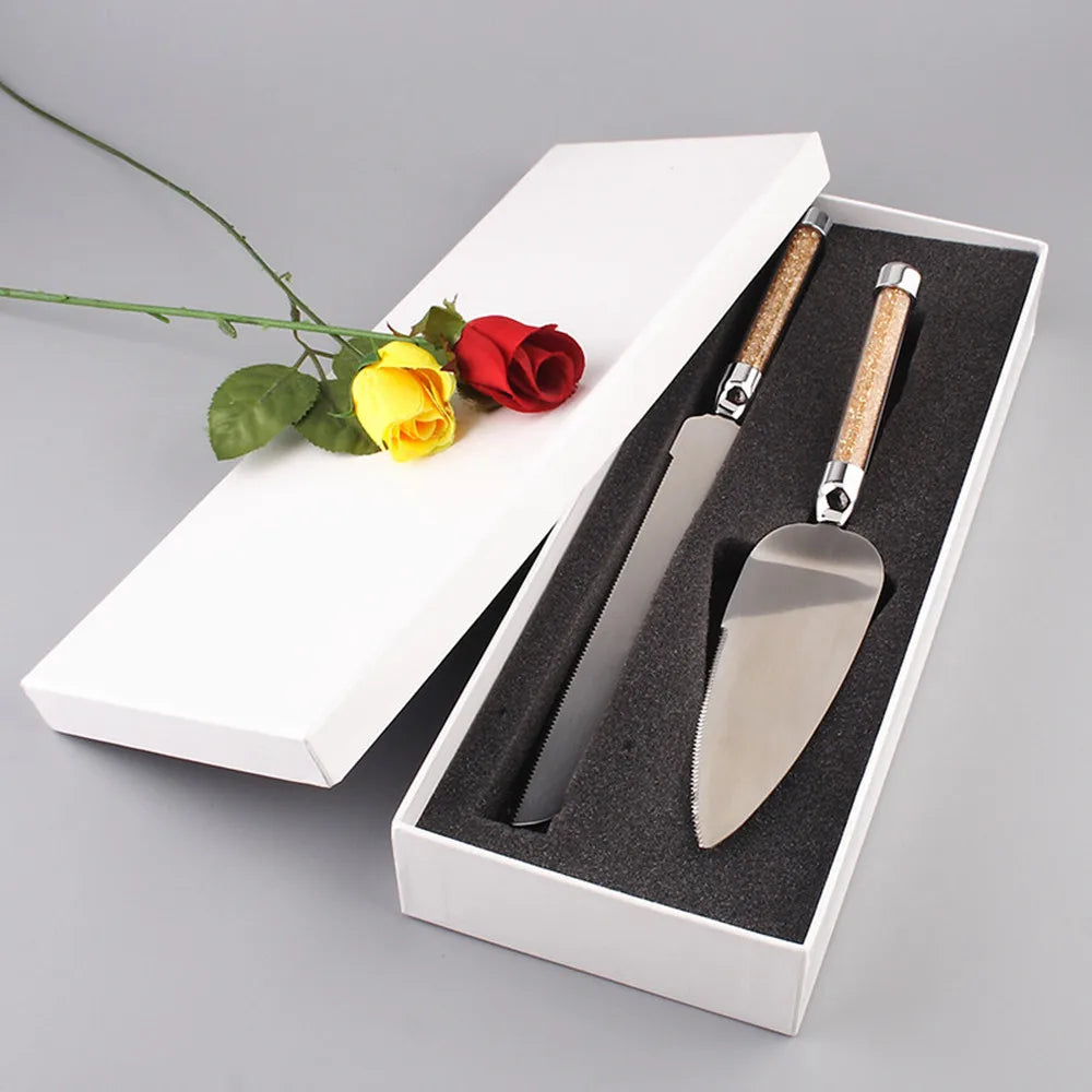 Stainless Steel Knife & Cake Shovel