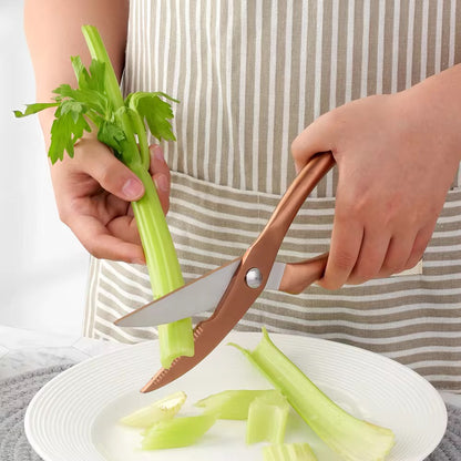 Esme Multipurpose Kitchen Shears Chicken Bone Meat Vegetables Cutter Kitchen Scissors