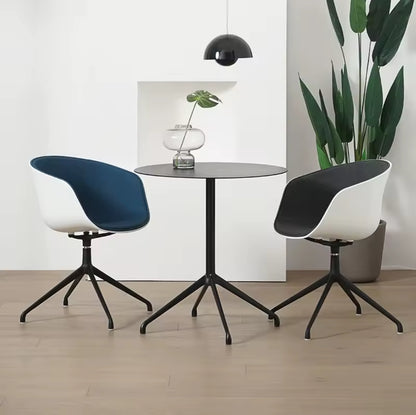 Finley Rotatable Home Office Chair - Dark Grey