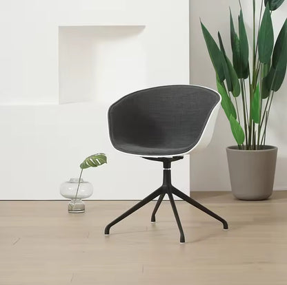 Finley Rotatable Home Office Chair - Dark Grey