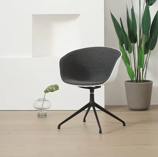 Finley Rotatable Home Office Chair - Dark Grey