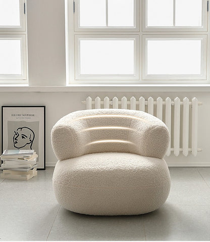 Boucle Armchair Premium Lounge Chair Modern Sofa
