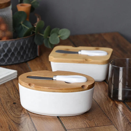 Butter Container with Knife Set High Quality Butter Container Set