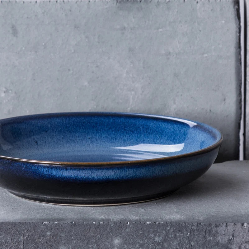 Blue Dinner Sets Modern Dinnerware Premium Dinner Plates