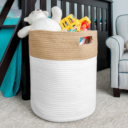 Premium Laundry Hamper Fabric Storage Basket