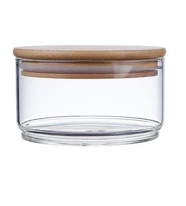 Brice Stackable Glass Canisters - Set of 3 pieces