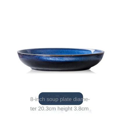 Blue Dinner Sets Modern Dinnerware Premium Dinner Plates