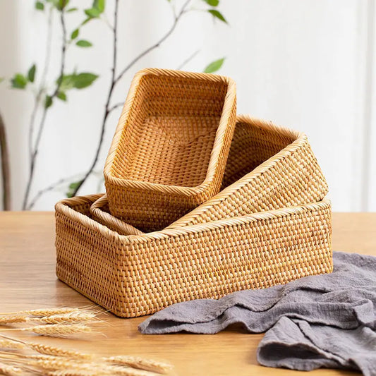 Rattan Storage Baskets Wicker Baskets