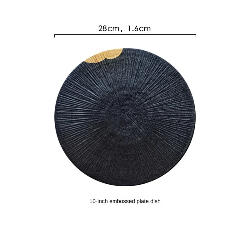 Modern Plates Luxury Dinner Plates Black Dinner Plates