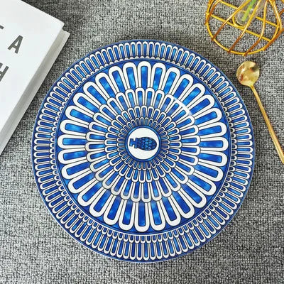 Elegant Dinnerware Blue Dinner Sets Premium Dinner Set