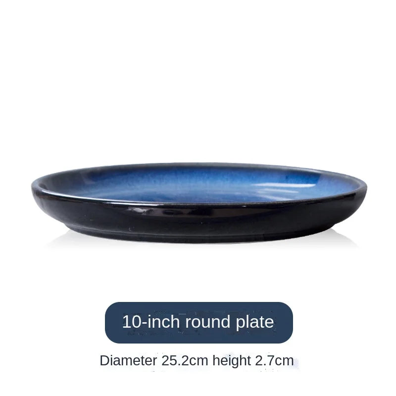 Blue Dinner Sets Modern Dinnerware Premium Dinner Plates