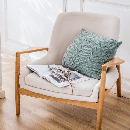 أغطية وسائد هاجر المحبوكة