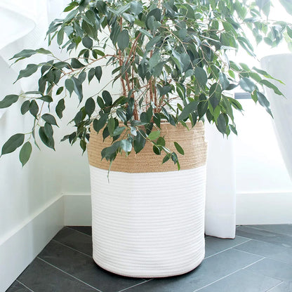 Premium Laundry Hamper Fabric Storage Basket