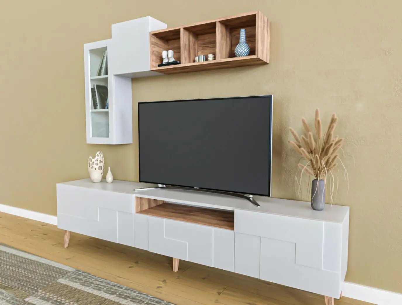 Modern TV Stand and Cabinet
