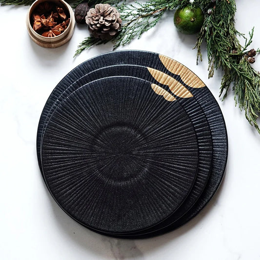Modern Plates Luxury Dinner Plates Black Dinner Plates