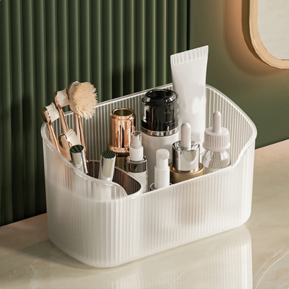 Cosmetic Storage Box Large Capacity Makeup Organizer Bedroom Bathroom Multifunctional Mirror Cabinet Storage Organizer