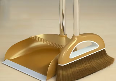 Broom And Dustpan Set Gold Dustpan Set High Quality Broom Set
