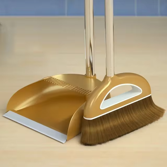 Broom And Dustpan Set Gold Dustpan Set High Quality Broom Set