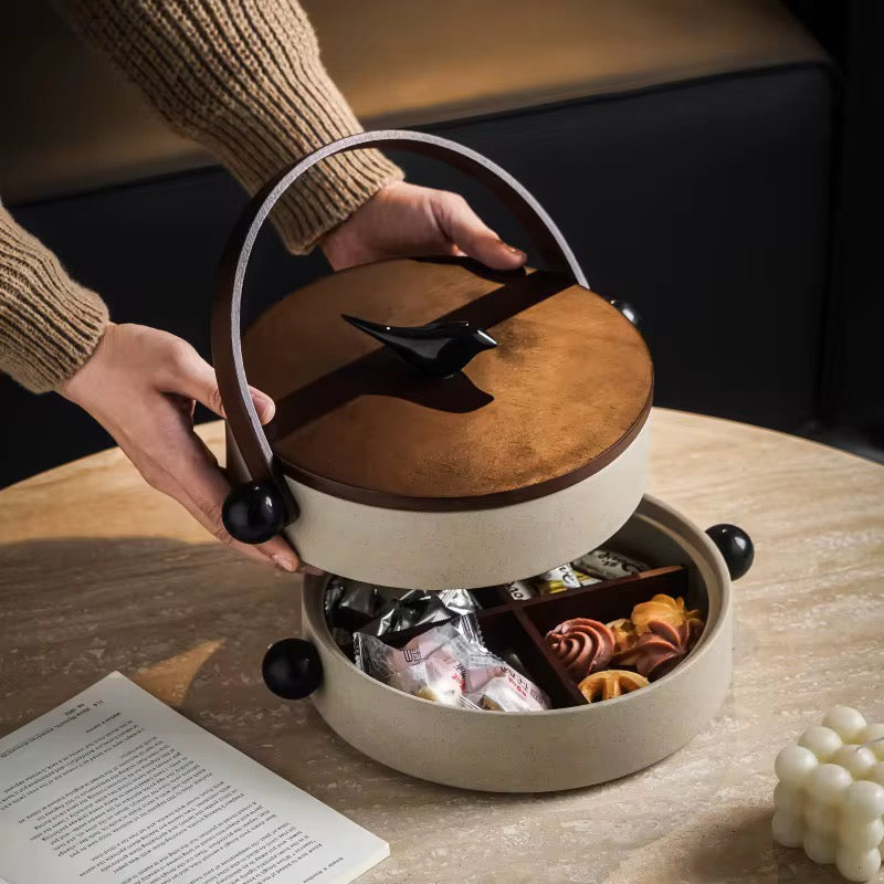 Fruits & Snacks Plate Decorative Tray