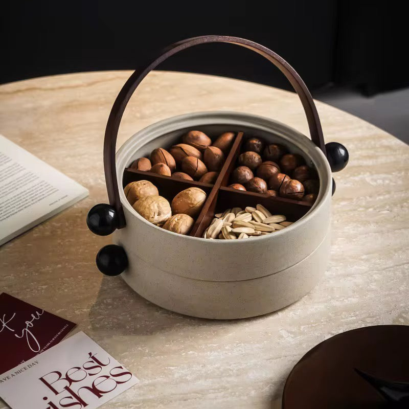 Fruits & Snacks Plate Decorative Tray