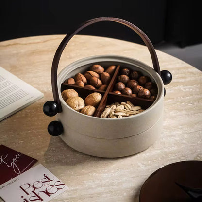 Fruits & Snacks Plate Decorative Tray