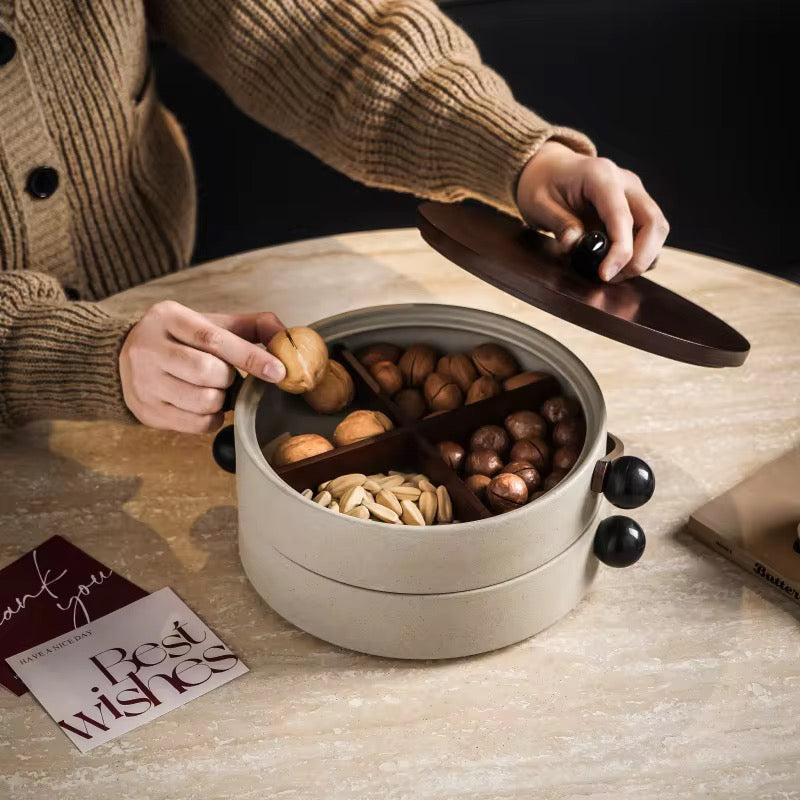 Fruits & Snacks Plate Decorative Tray