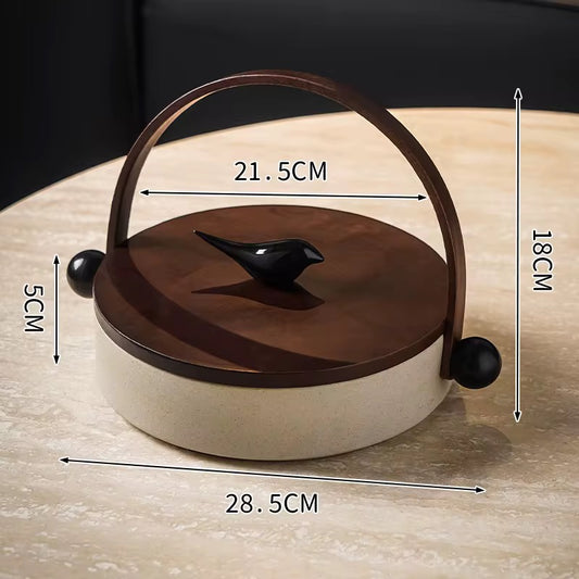 Fruits & Snacks Plate Decorative Tray