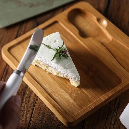 Ceramic Butter & Knife Set